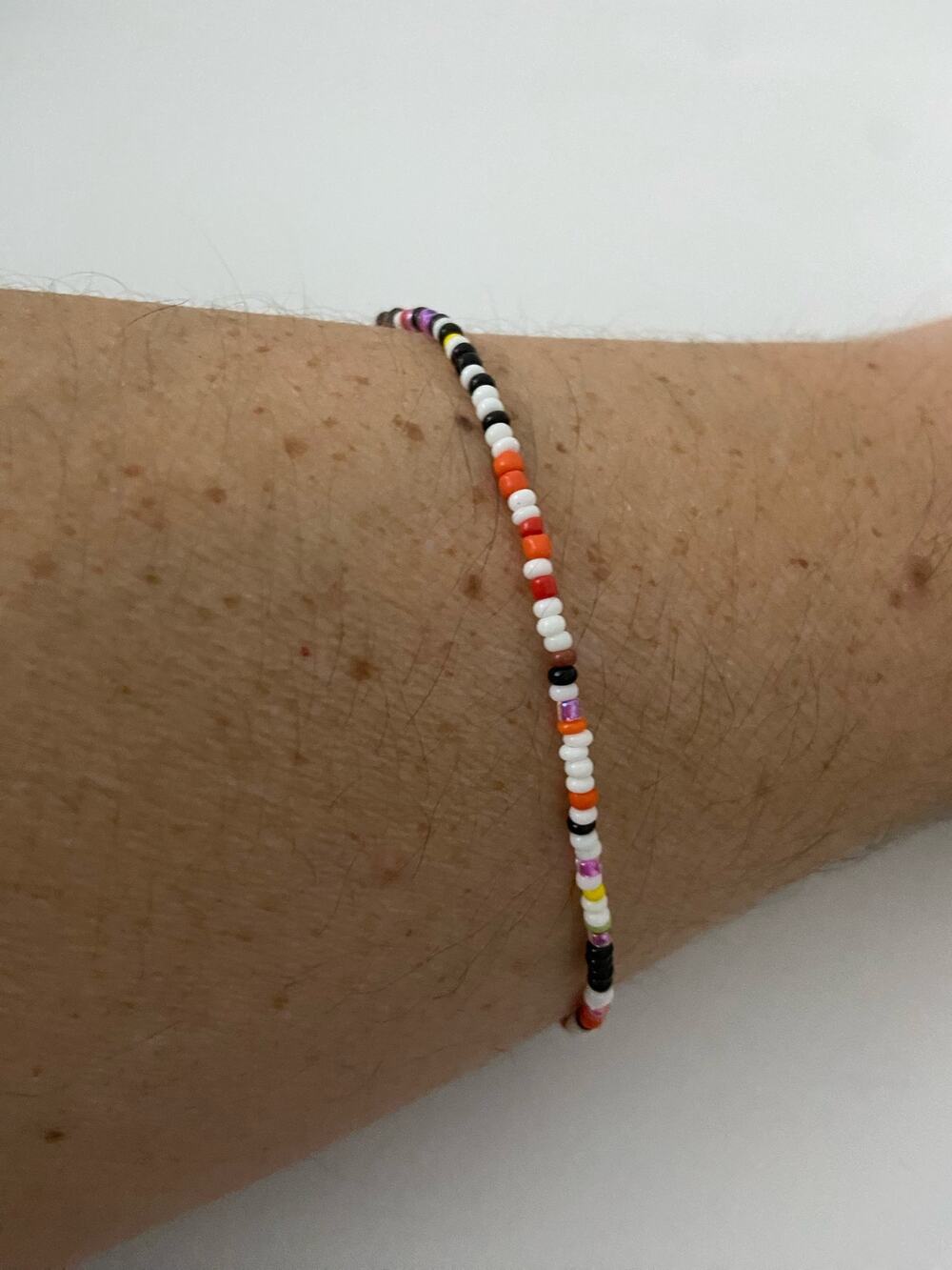 colorful seed bead bracelet